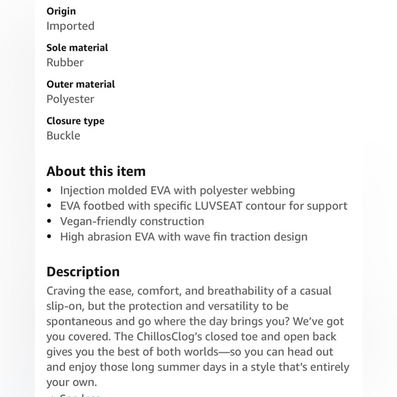 Chaco Women’s Chillos Clog. NWT Size 9. - Picture 16 of 16